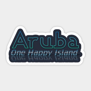 Aruba The Happy Island Sticker
